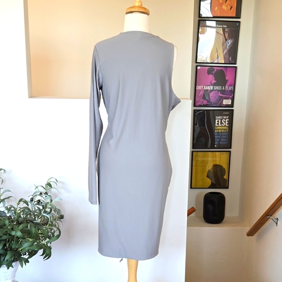 🏷️SKIMS One Shoulder Tie BodyCon Dress Chrome 3X - Picture 9 of 14